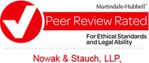 Martindale-Hubbell | Peer Review Rated for Ethical Standards and Legal Ability | Nowak & Stauch, LLP,